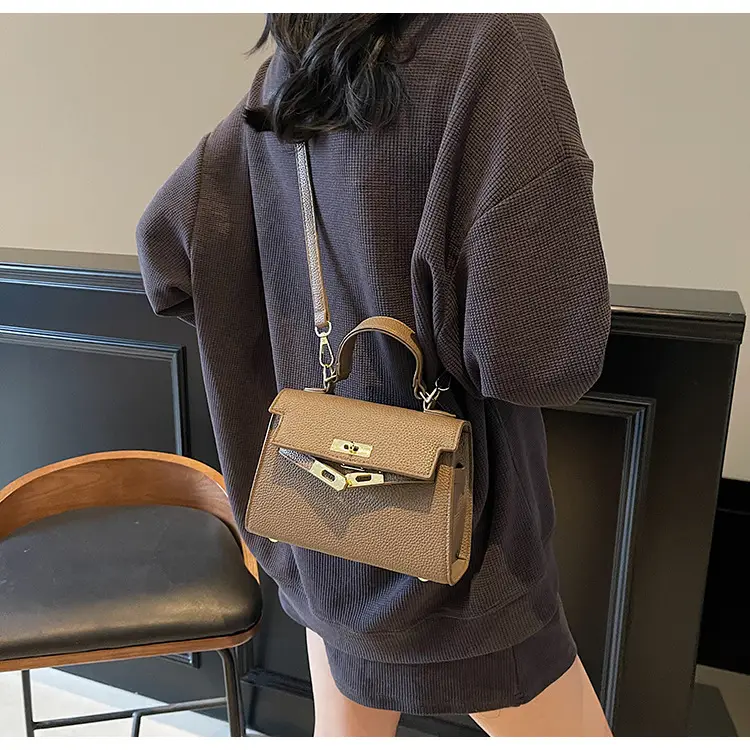Women Brown Leather Shoulder Bag 2025 Summer New Style — feature 18