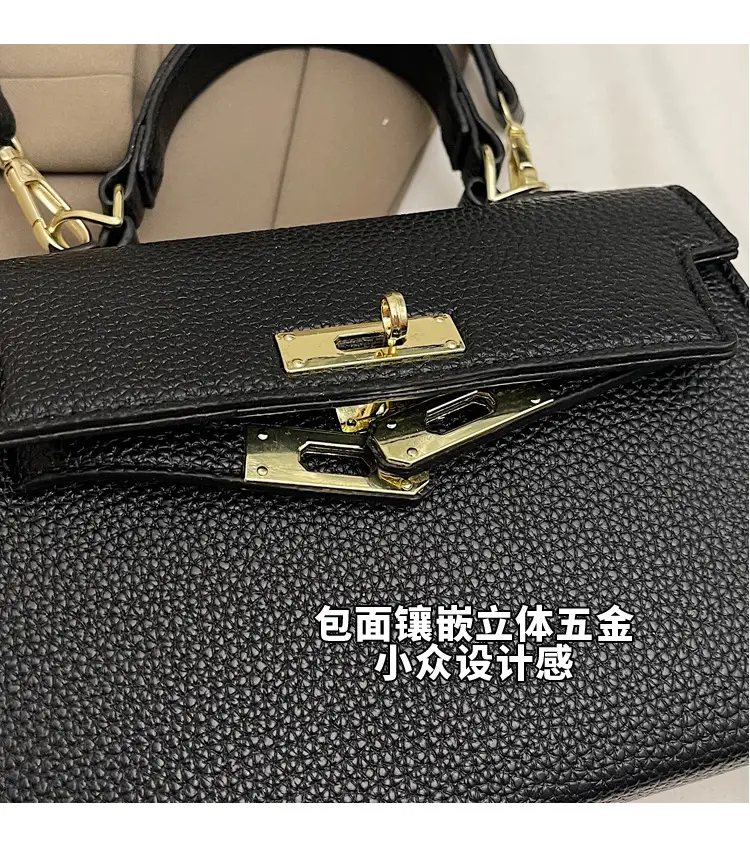 Women Brown Leather Shoulder Bag 2025 Summer New Style — feature 5