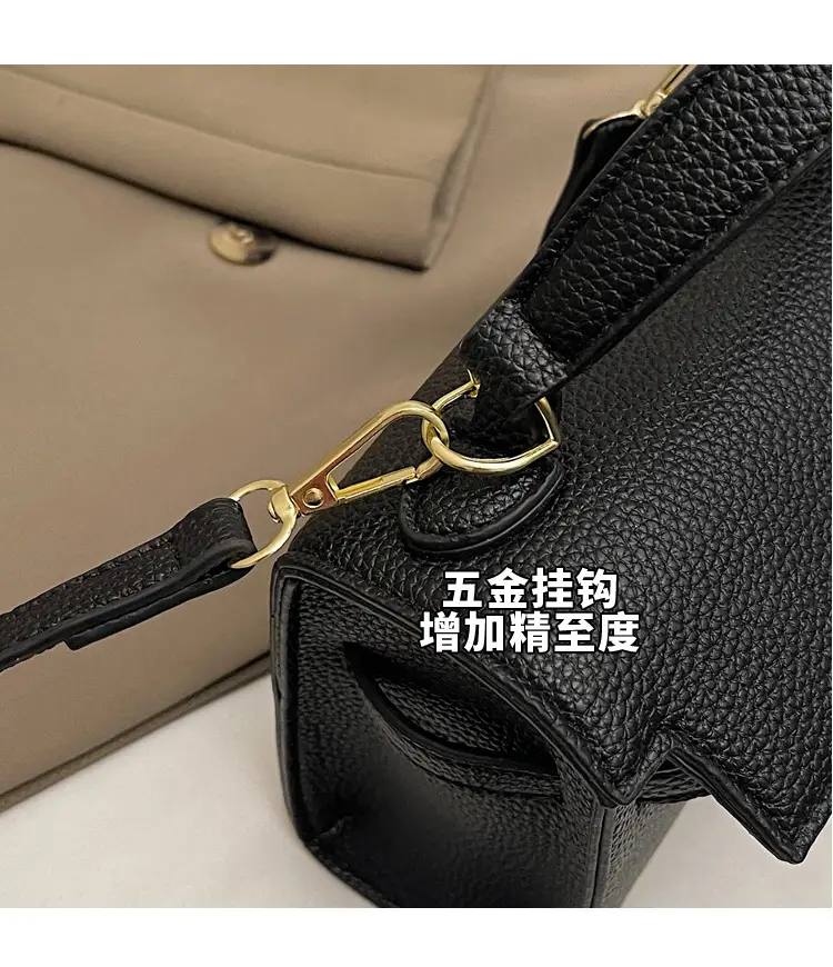 Women Brown Leather Shoulder Bag 2025 Summer New Style — feature 7