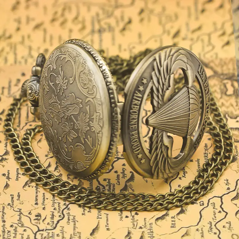 Hanging Pocket Watch Necklace for Men Women Commemorative Gift — feature 11
