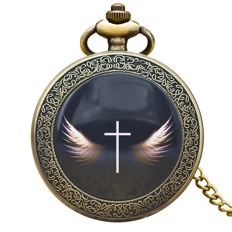 Hanging Pocket Watch Necklace for Men Women Commemorative Gift - Image 2