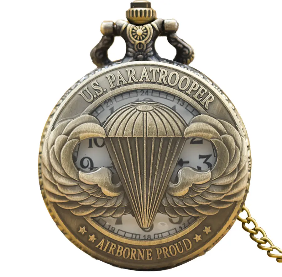 Hanging Pocket Watch Necklace for Men Women Commemorative Gift - Image 4