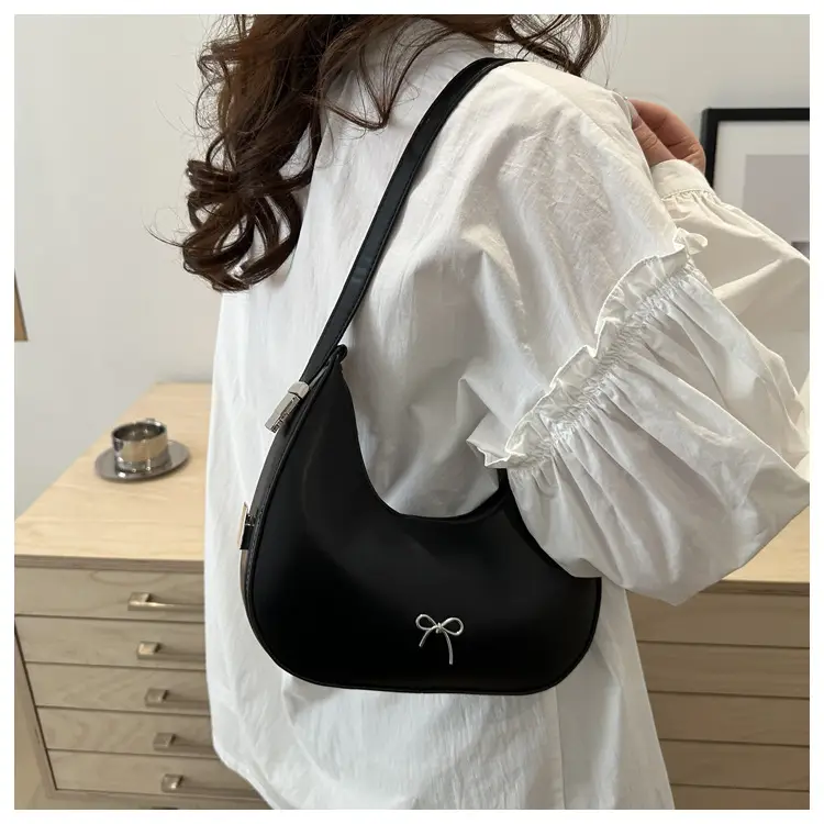 Red Korean Style Bow Underarm Bag for Women — feature 18