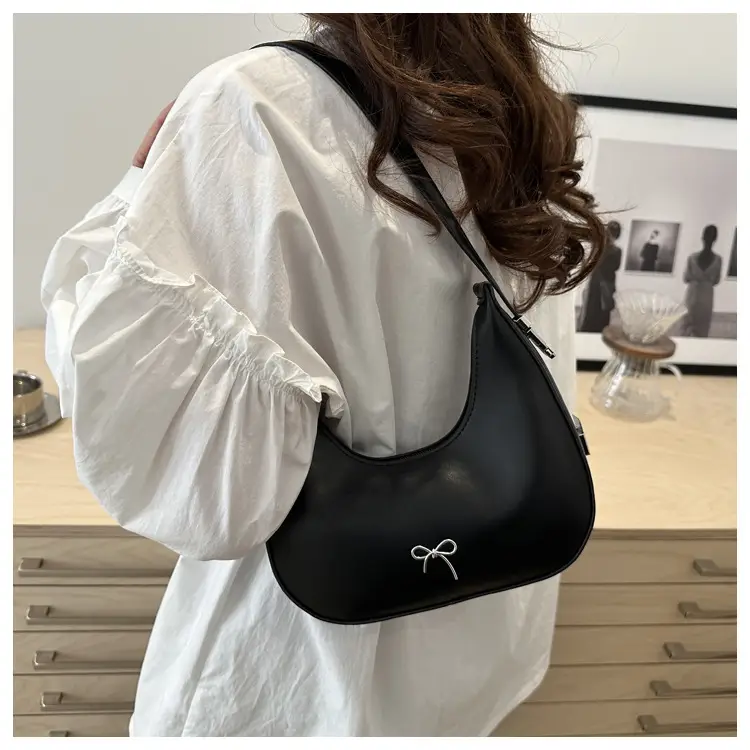 Red Korean Style Bow Underarm Bag for Women — feature 20