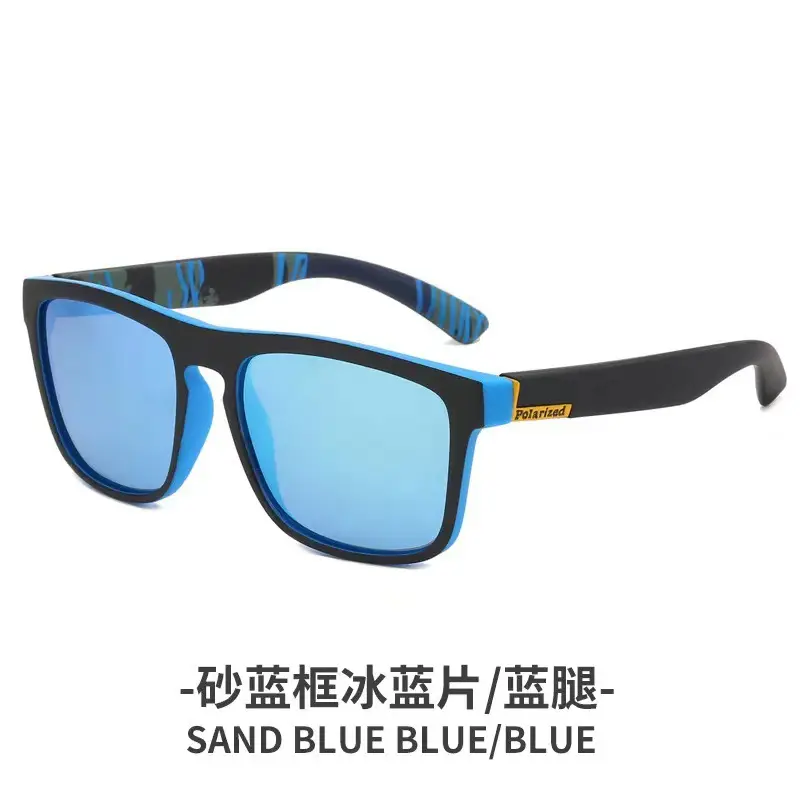 Men's Blue Lensed Polarized Sunglasses - Image 4