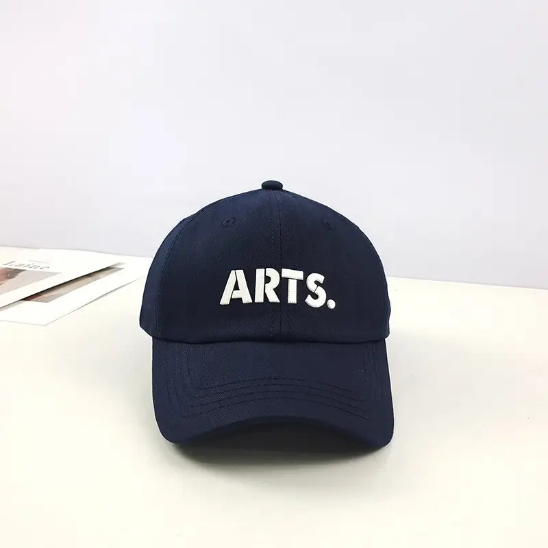 Women's Beige Cotton Baseball Cap with Sun Protection - Image 5