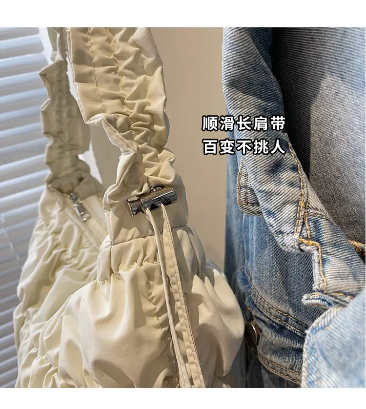 Korean Pleated Cloud Bag Women 2025 New — feature 4