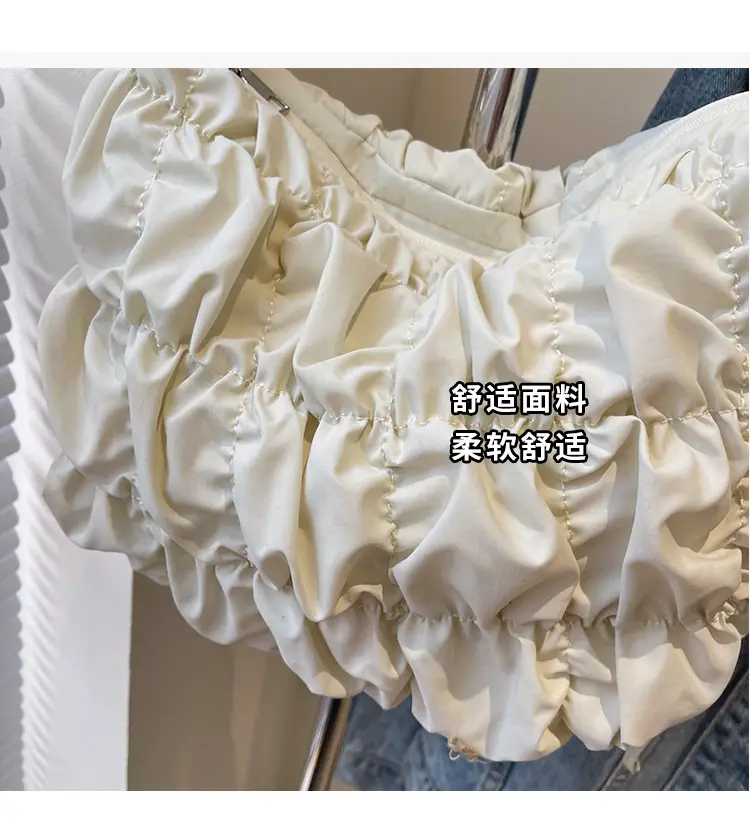 Korean Pleated Cloud Bag Women 2025 New — feature 7
