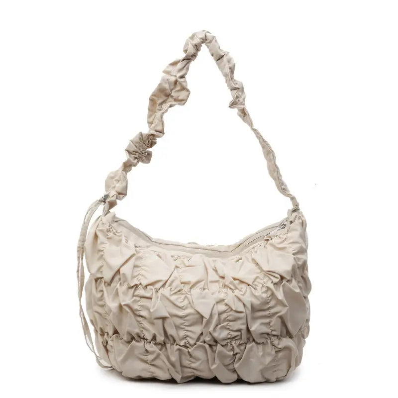 Korean Pleated Cloud Bag Women 2025 New