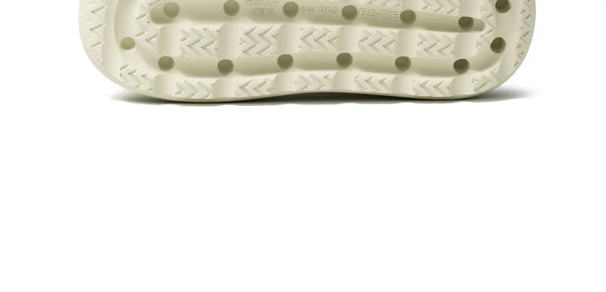 Women's White Thick Sandals Hole Slip-on Summer — feature 23
