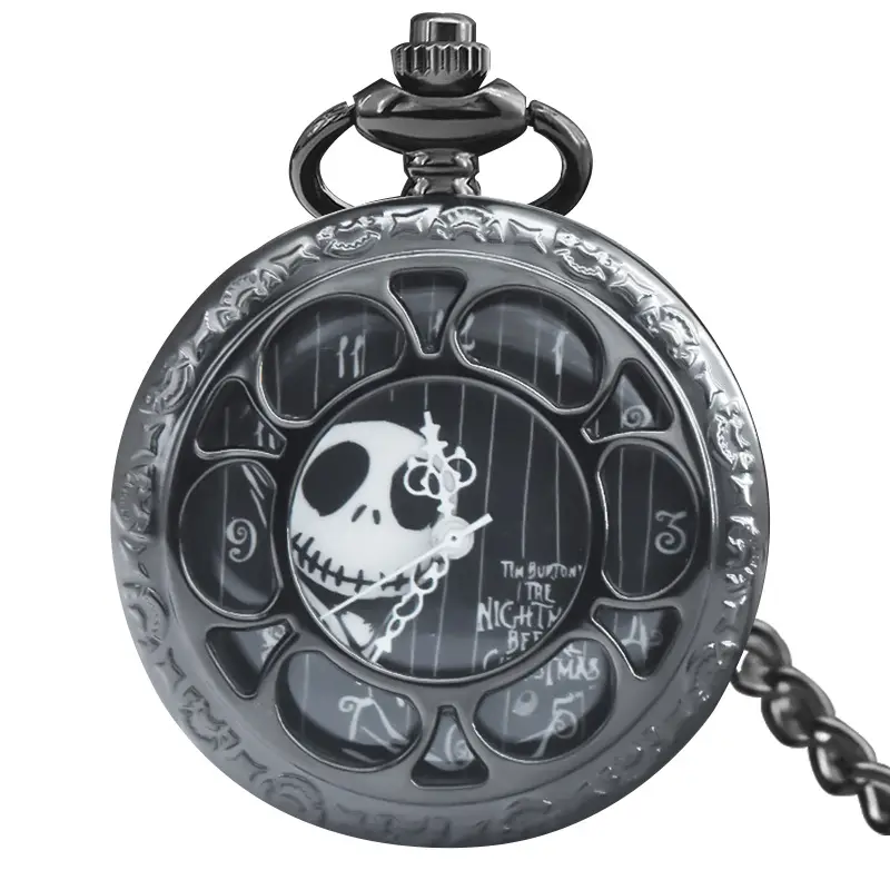 Bronze Sunflower Pocket Watch with Flip Cover & Quartz Movement