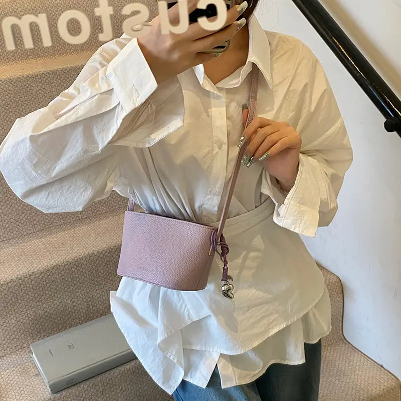 Women's Cream Mesh Shoulder Bag 2025 Commuter Crossbody - Image 9