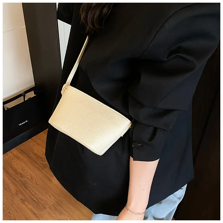 Women's Cream Mesh Shoulder Bag 2025 Commuter Crossbody — feature 35