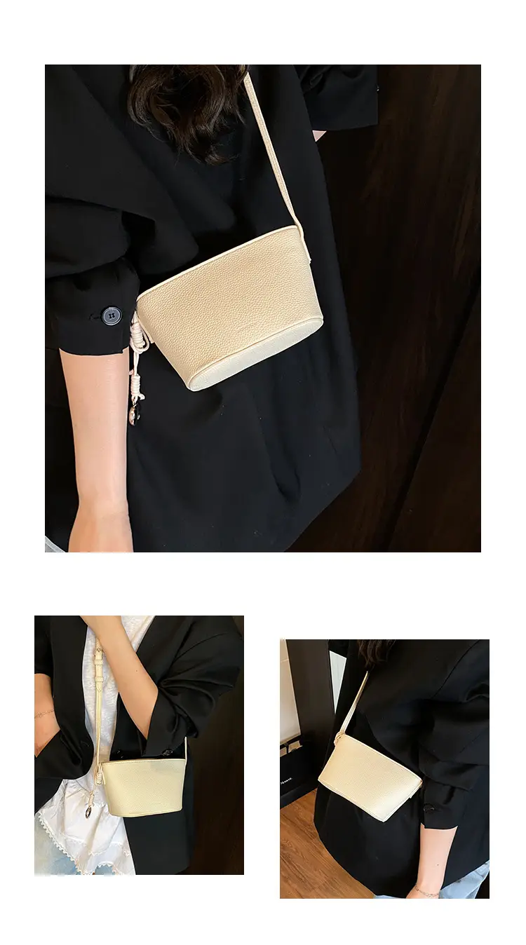 Women's Cream Mesh Shoulder Bag 2025 Commuter Crossbody — feature 8