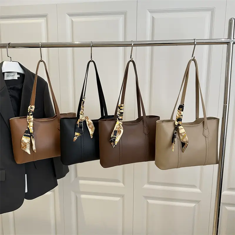 Women's Large Capacity Tote Bag Beige Spring 2025 - Image 8
