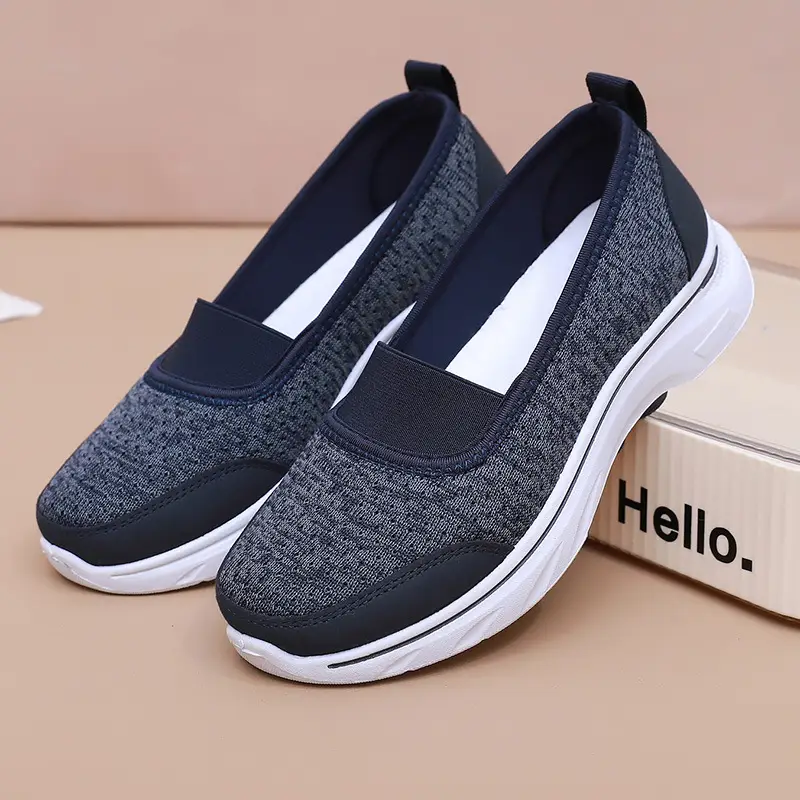Outdoor Casual Mesh Shoes for Women, Lightweight and Breathable Walking Shoes for Middle-Aged and Elderly People, Women's Shoes, Summer Breathable Shoes