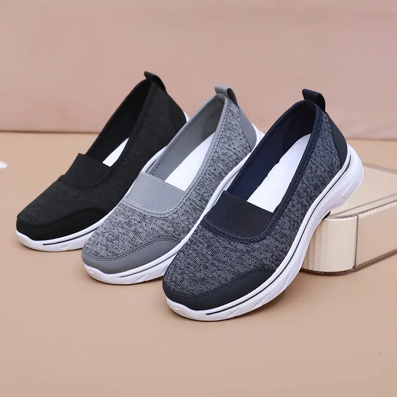 Outdoor Casual Mesh Shoes for Women, Lightweight and Breathable Walking Shoes for Middle-Aged and Elderly People, Women's Shoes, Summer Breathable Shoes
