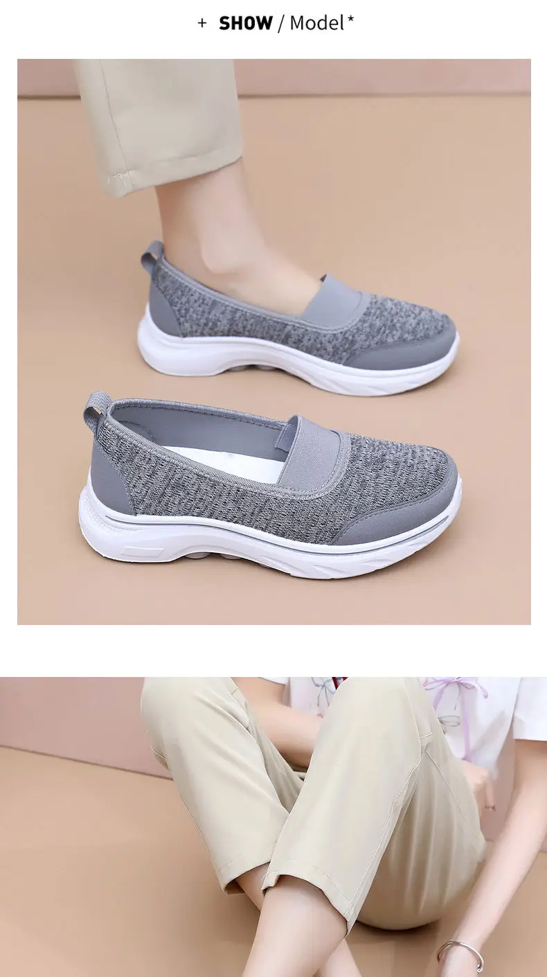 Outdoor Casual Mesh Shoes for Women, Lightweight and Breathable Walking Shoes for Middle-Aged and Elderly People, Women's Shoes, Summer Breathable Shoes — feature 21