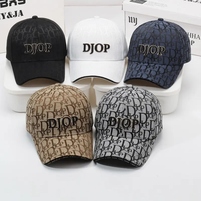 Women's Black Embroidered Baseball Cap with Logo