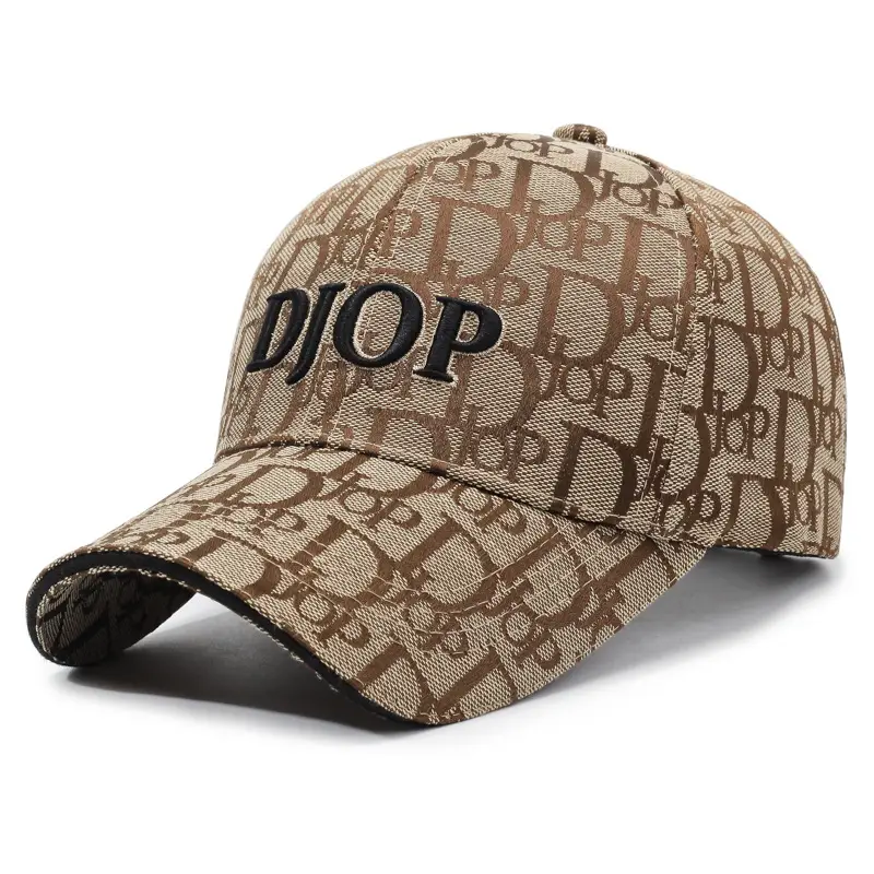Women's Black Embroidered Baseball Cap with Logo