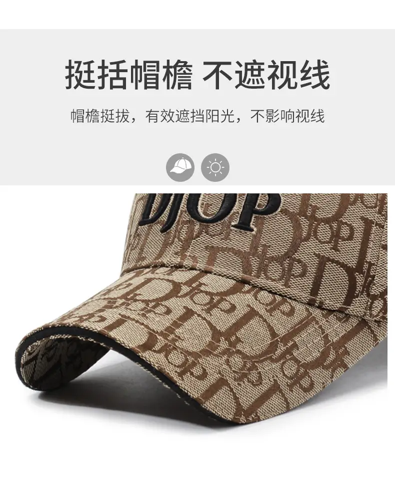 Women's Black Embroidered Baseball Cap with Logo — feature 2