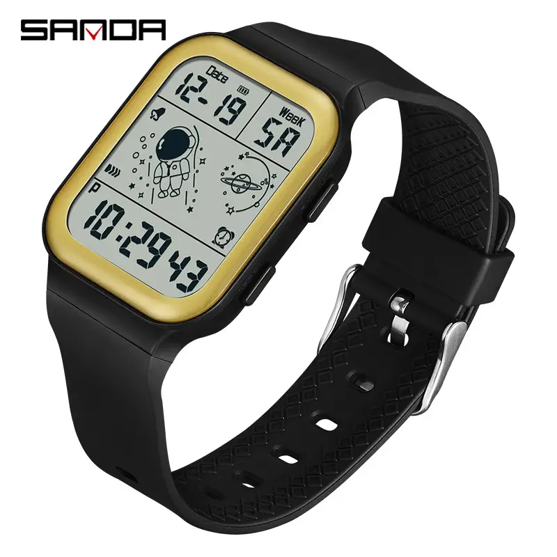 Sanda Astronaut Digital Watch Men Women Detachable Strap - Image 17