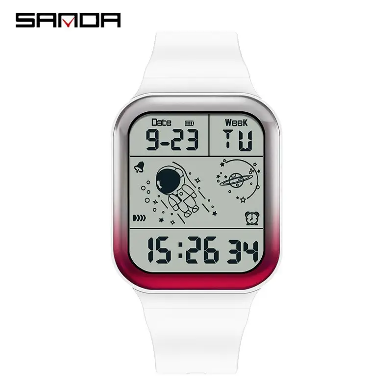 Sanda Astronaut Digital Watch Men Women Detachable Strap - Image 11