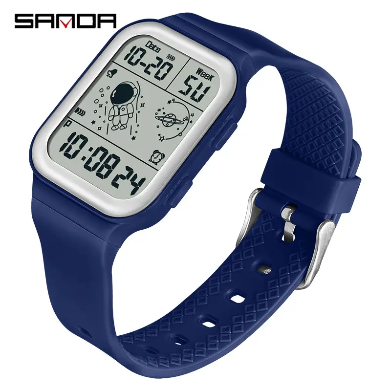 Sanda Astronaut Digital Watch Men Women Detachable Strap - Image 6
