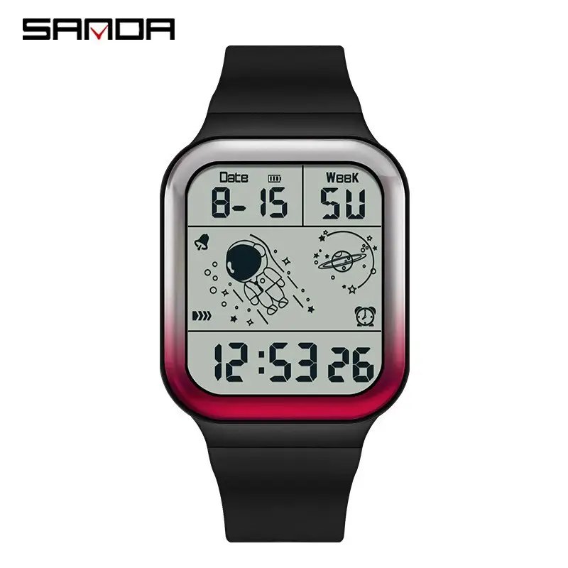 Sanda Astronaut Digital Watch Men Women Detachable Strap - Image 8