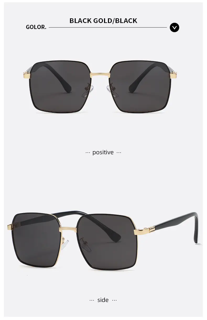Men Square Polarized Sunglasses Anti-UV Driving — feature 18