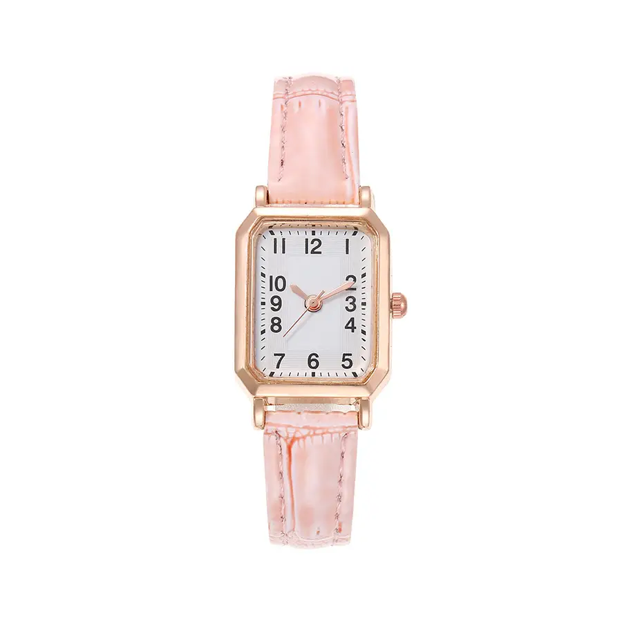 Rectangular Watch with Square Plate & Waterproof Quartz - Image 2