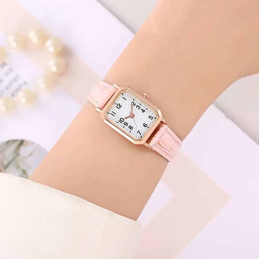 Rectangular Watch with Square Plate & Waterproof Quartz — feature 6