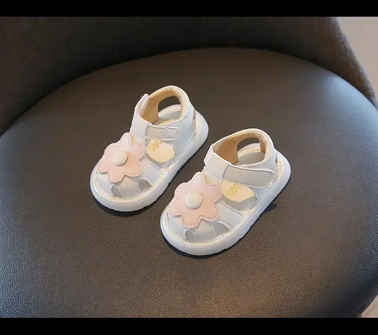 Baby Sandals Floral Soft Sole One Year Old — feature 13