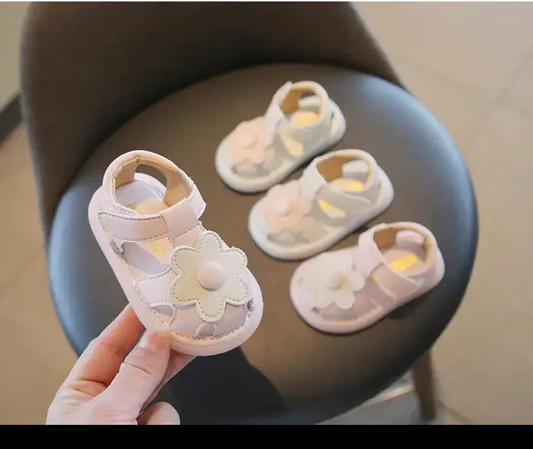 Baby Sandals Floral Soft Sole One Year Old — feature 6