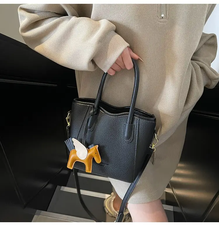 Women's Textured Bucket Bag Cream 2025 New Arrival — feature 38