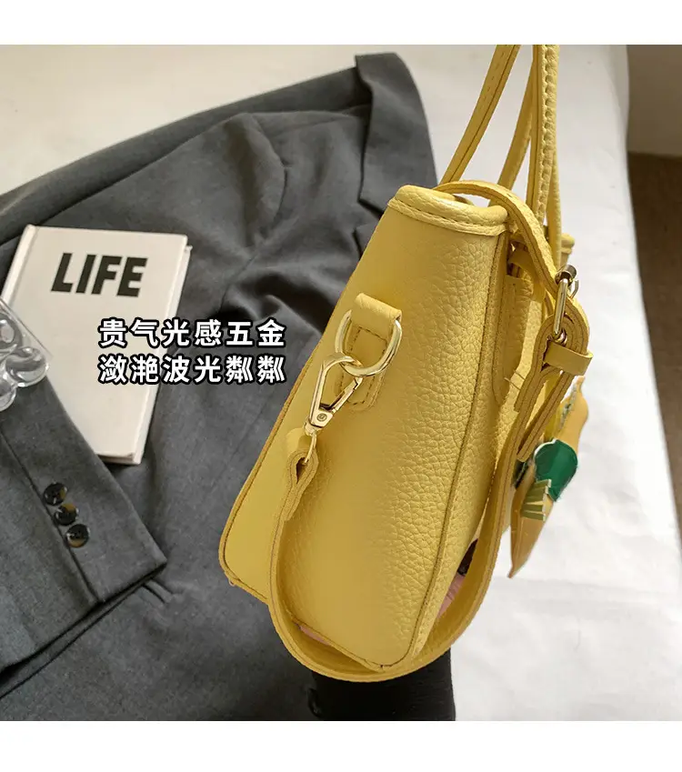 Women's Textured Bucket Bag Cream 2025 New Arrival — feature 5