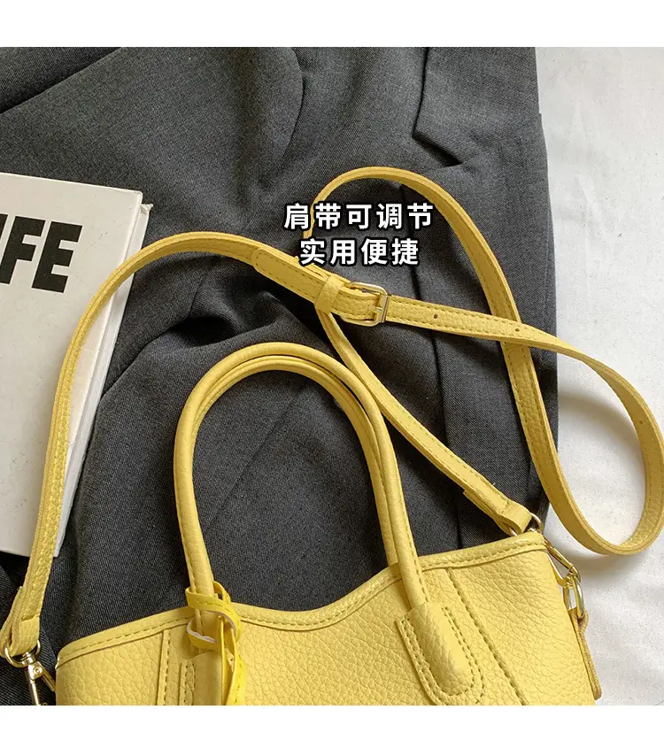 Women's Textured Bucket Bag Cream 2025 New Arrival — feature 6