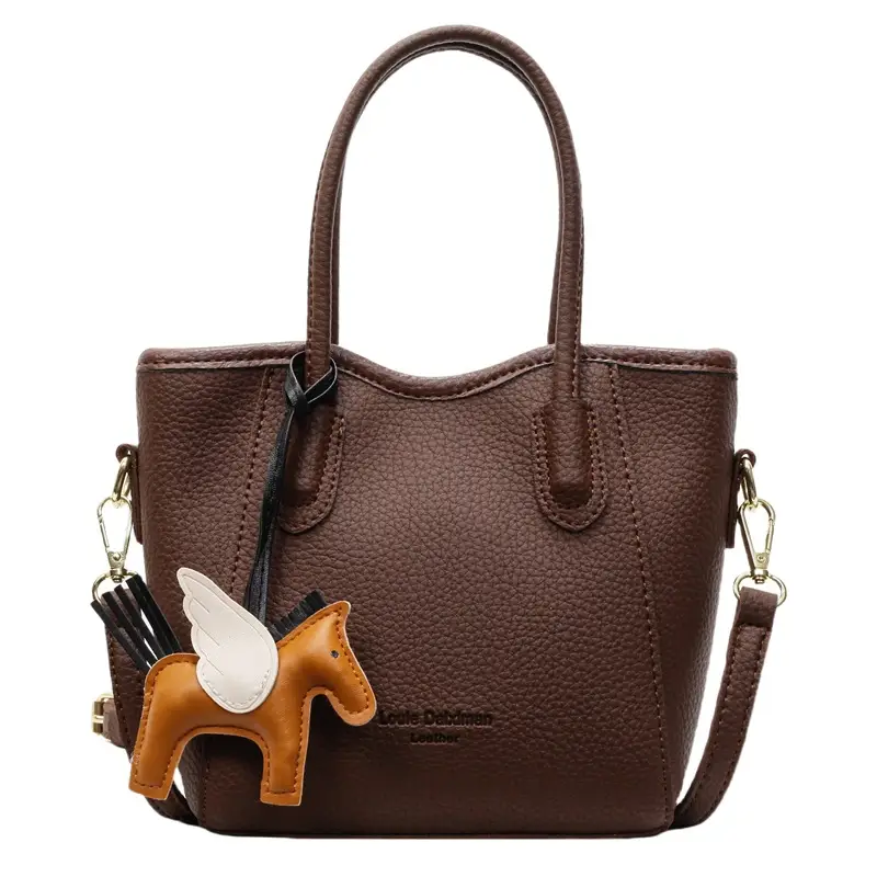 Women's Textured Bucket Bag Cream 2025 New Arrival - Image 3