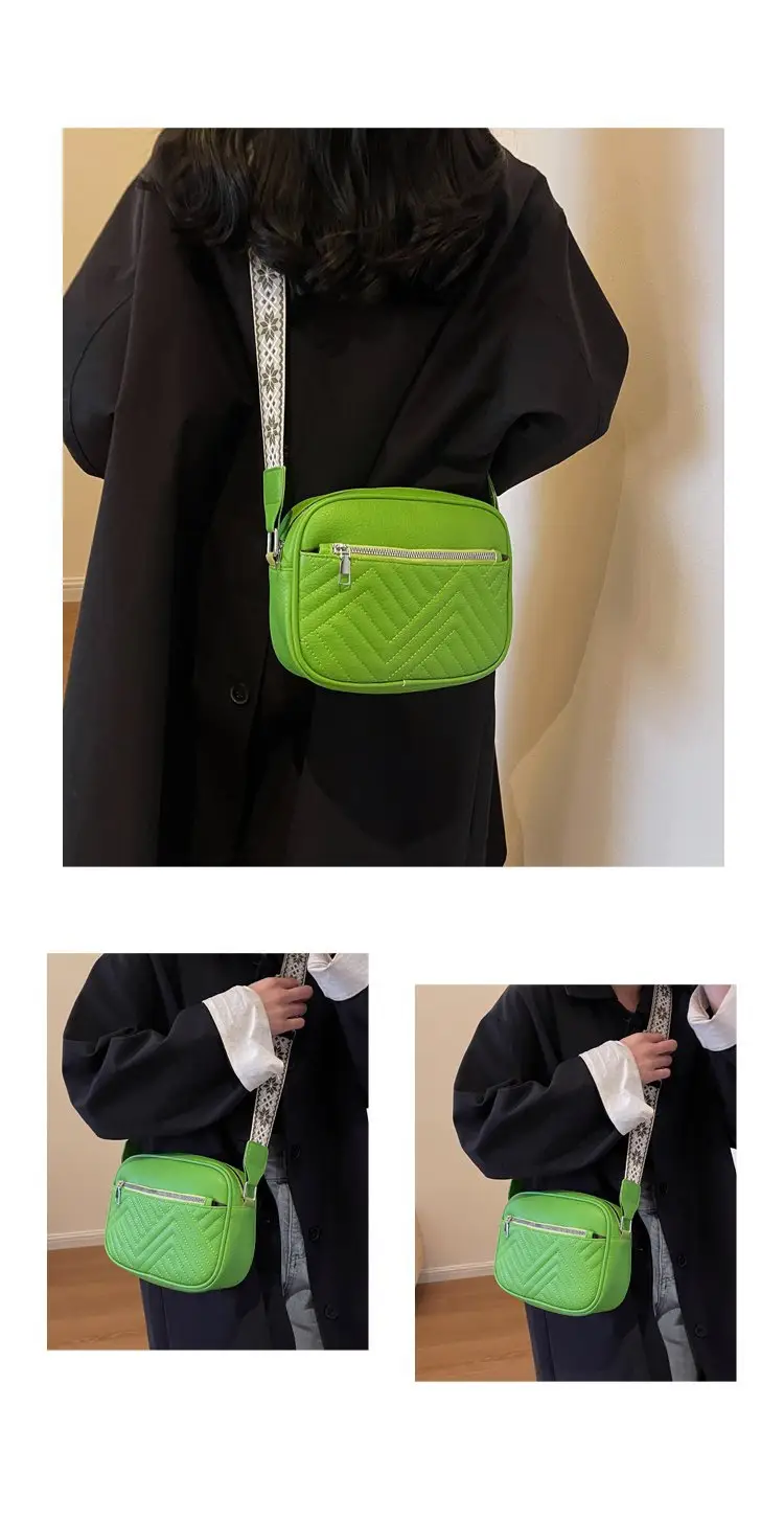 White Crossbody Bag with Leopard Strap for Women — feature 11