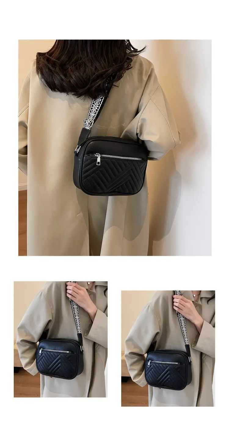 White Crossbody Bag with Leopard Strap for Women — feature 12