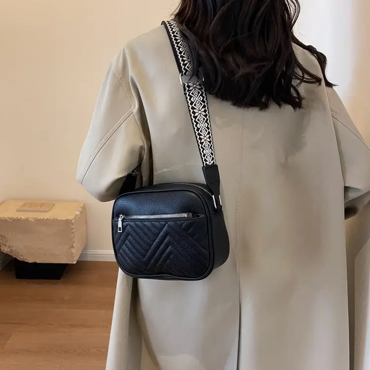 White Crossbody Bag with Leopard Strap for Women — feature 18