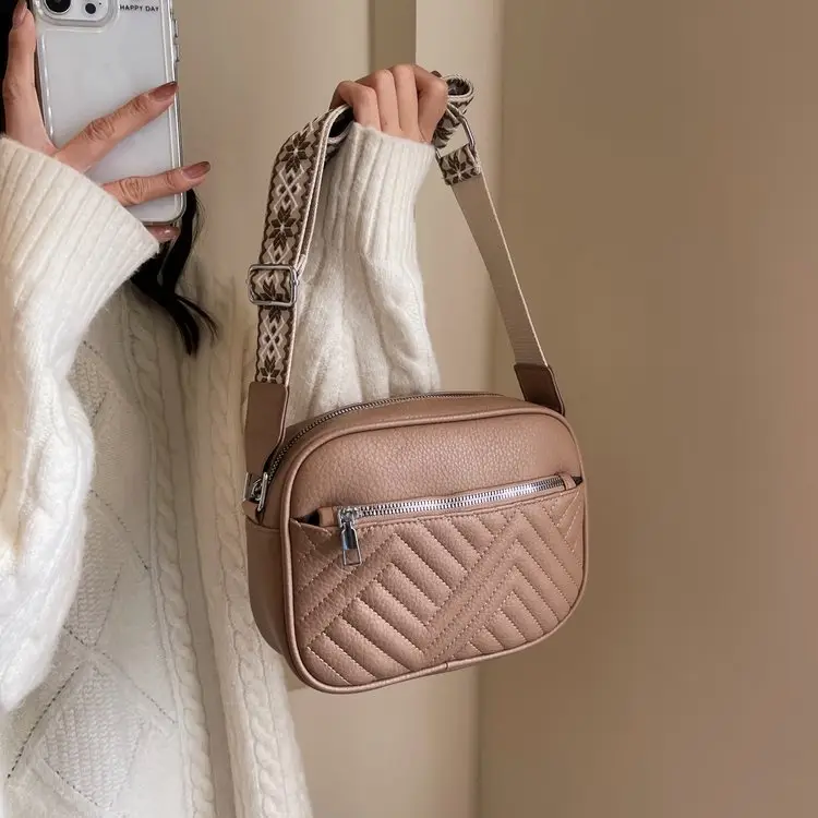 White Crossbody Bag with Leopard Strap for Women — feature 27