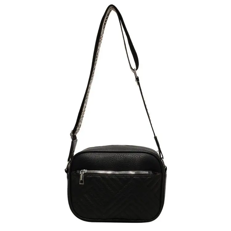 White Crossbody Bag with Leopard Strap for Women — feature 35