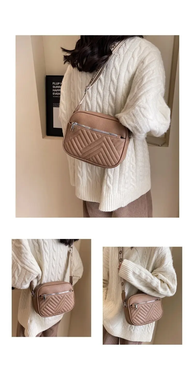 White Crossbody Bag with Leopard Strap for Women — feature 9