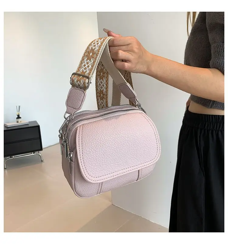 New Cross-Body Bags for Women - Multi Layer, Multi Color, Sparkle Strap — feature 41