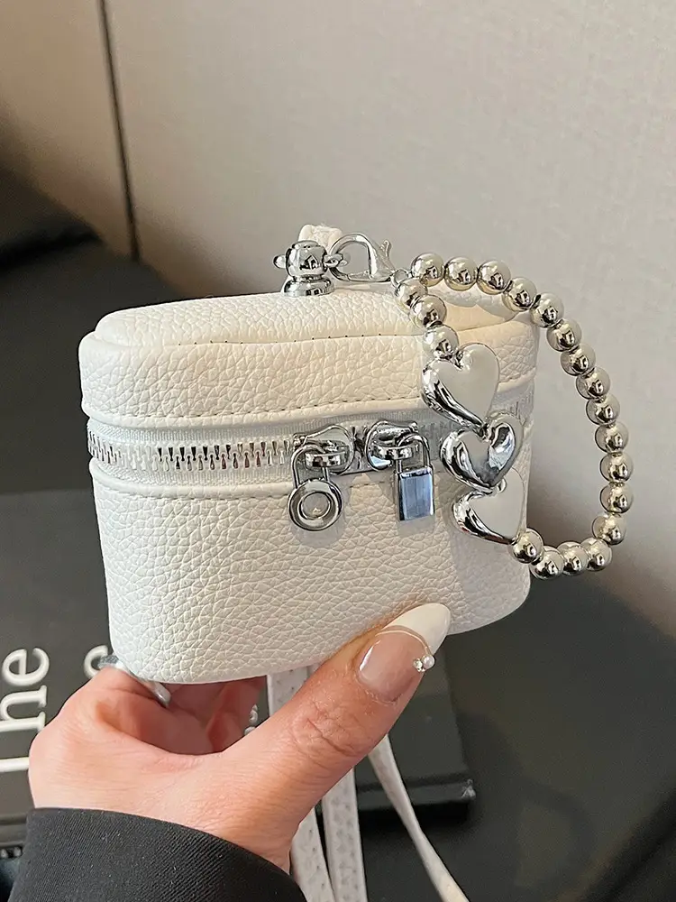 Pink Korean Style Mini Shoulder Bag for Women - Image 9