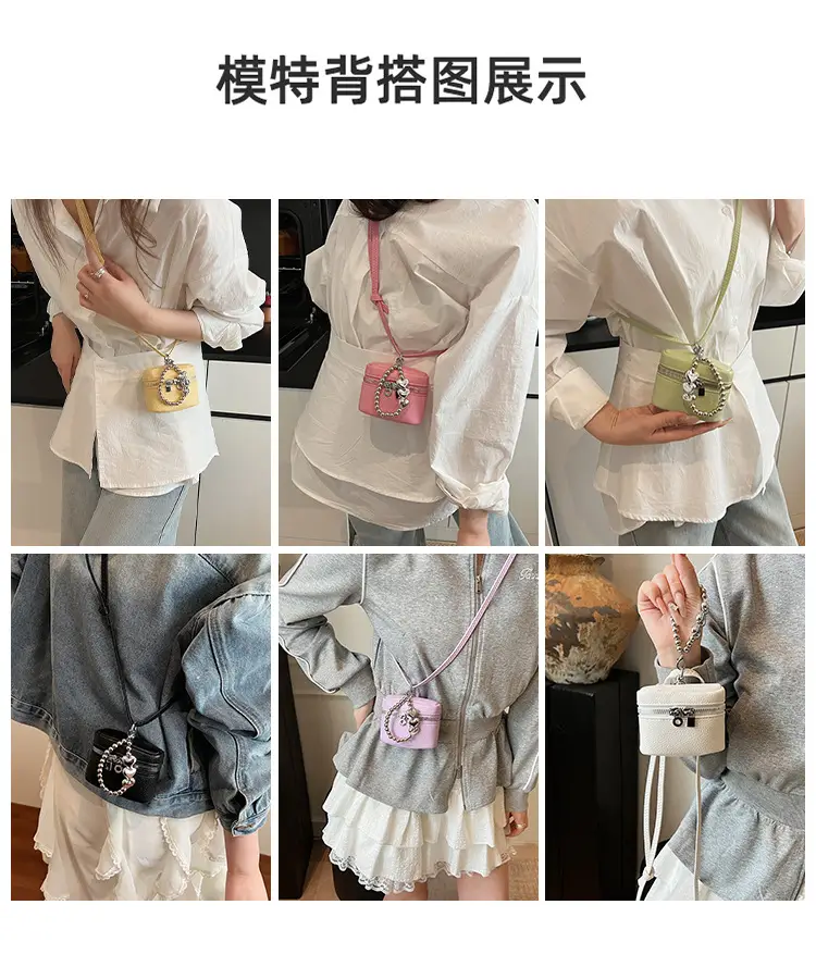 Pink Korean Style Mini Shoulder Bag for Women — feature 12