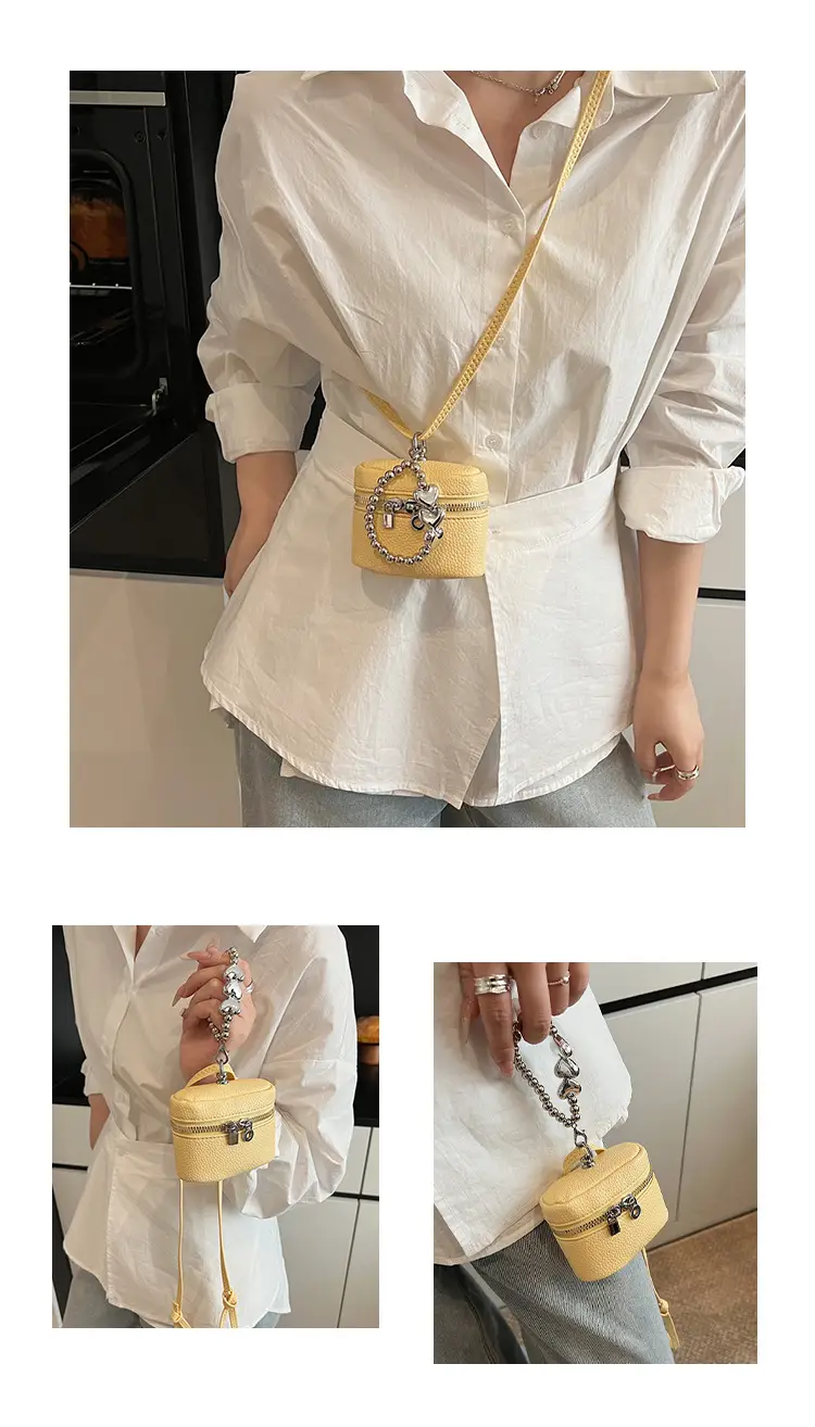 Pink Korean Style Mini Shoulder Bag for Women — feature 13