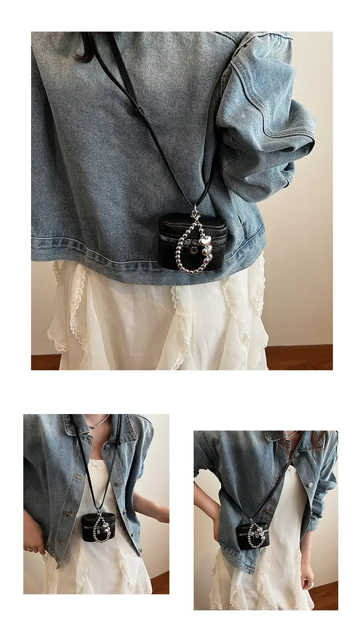 Pink Korean Style Mini Shoulder Bag for Women — feature 14