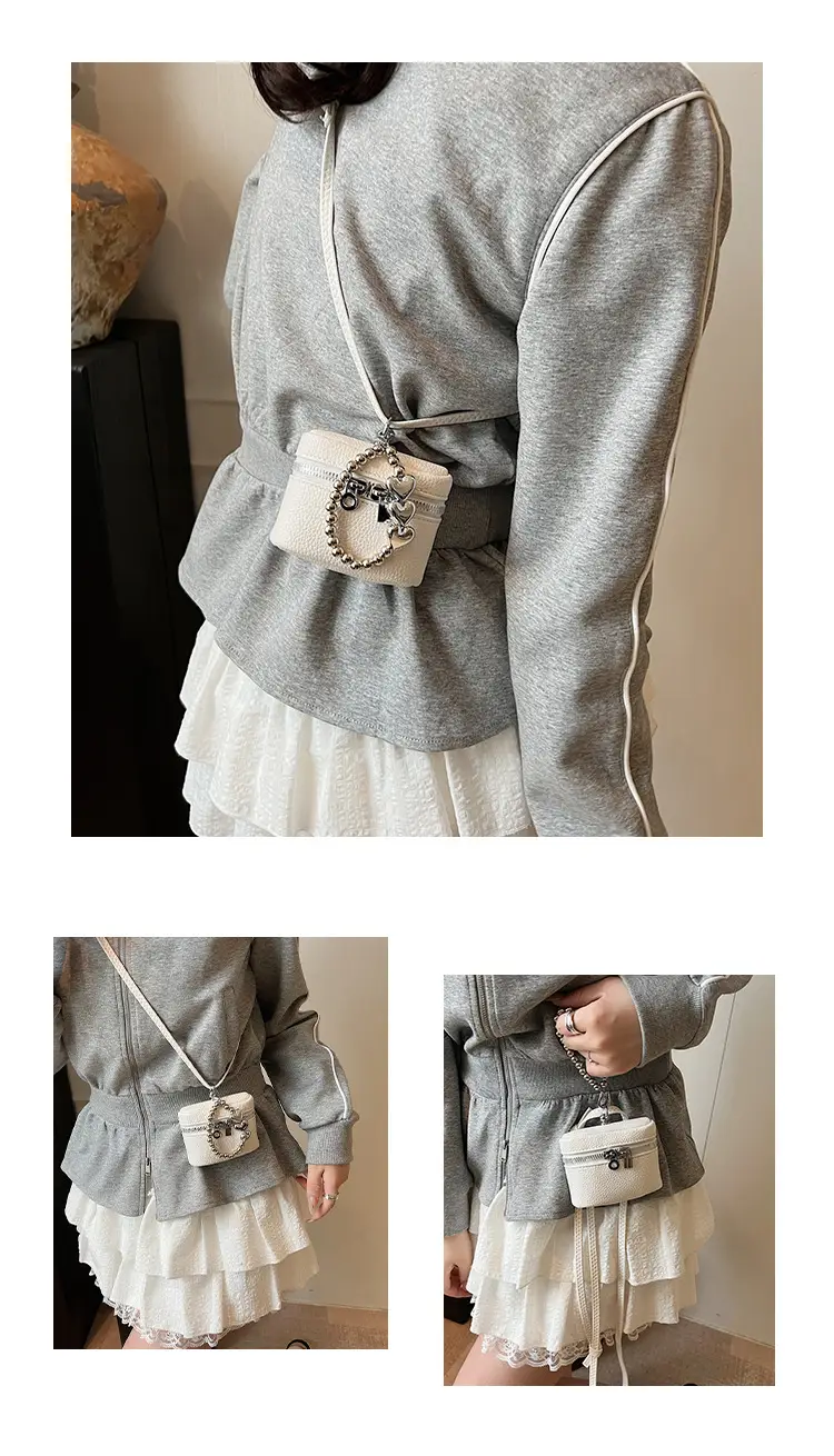 Pink Korean Style Mini Shoulder Bag for Women — feature 18
